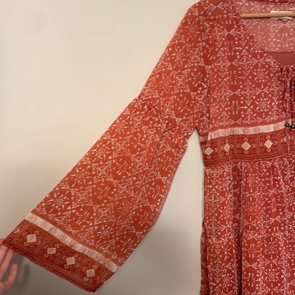 Taylor & Sage Bohemian Mini Dress Size Medium - Picture 6 of 9